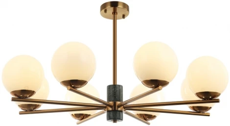 Потолочная люстра на штанге Stilfort Sharo 2150/05/08P (220V, шар)