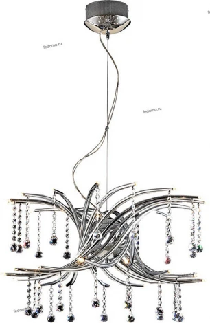 Подвесная люстра N-Light MD2310 MD2310/30 chrome, white crystal ASFOUR