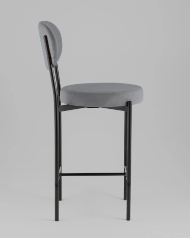 Стул Бриф Original N полубарный велюр серый 2 шт. Stool Group УТ000043031