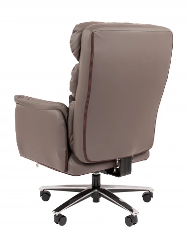 Офисное кресло Chairman 433 Россия экокожа коричневая 7215652