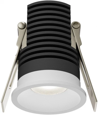 Встраиваемый светильник Maytoni Mini DL059-7W4K-W (LED, 220V, круглые)