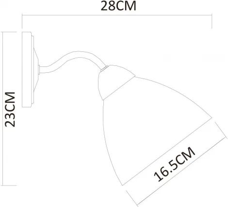 Бра Arte Lamp Federica A1298AP-1CC