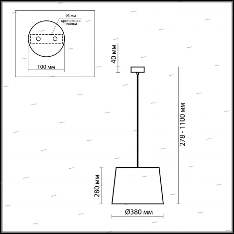 Подвесной светильник Odeon Light Apika 2422/3