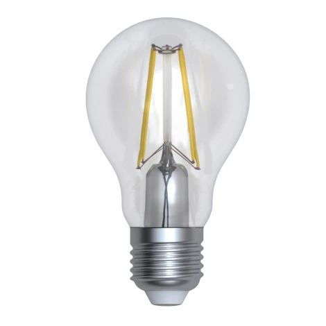 Лампочка светодиодная груша прозрачная E27 10W 4000K Uniel LED-A60-10W/4000K/E27/CL/DIM GLA01TR