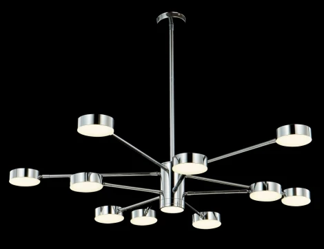 Потолочная люстра Crystal Lux GORACIO SP10+1 D1100 CHROME