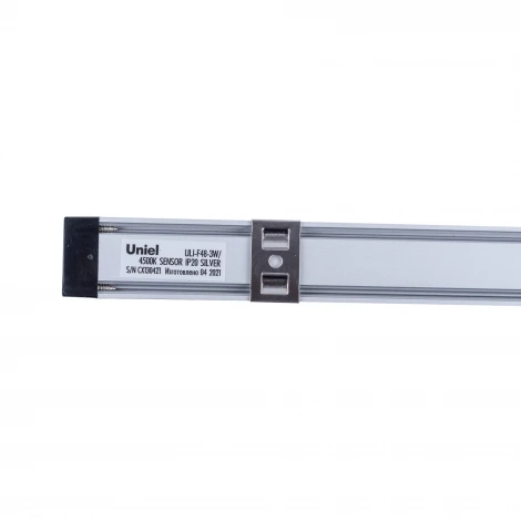 Светильник светодиодный для мебели ULI-F48-3W/4500K SENSOR IP20 SILVER (220V, сенсорный выключатель)