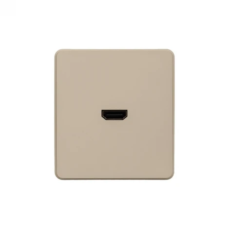 Розетка HDMI с/у шелк Kranz Round KR-78-0730-7