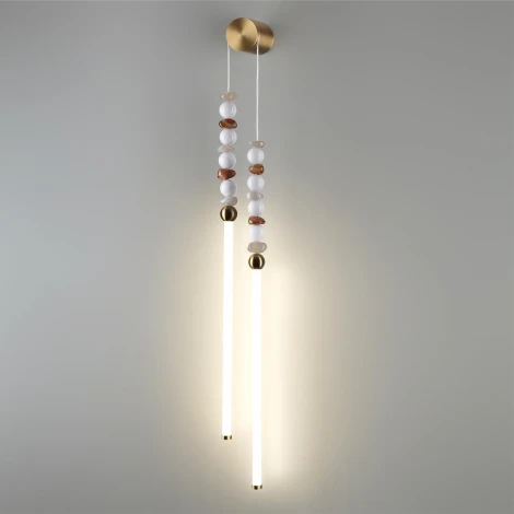 Настенный светильник Odeon Light Monella 6640/16WL бронзов/белый/металл/акрил LED 16W 3500K 220V