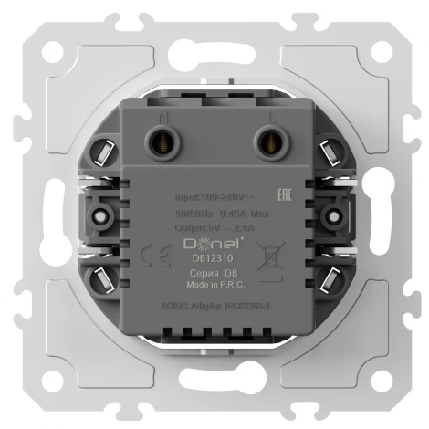Розетка USB Type A+С Donel DB DB12310