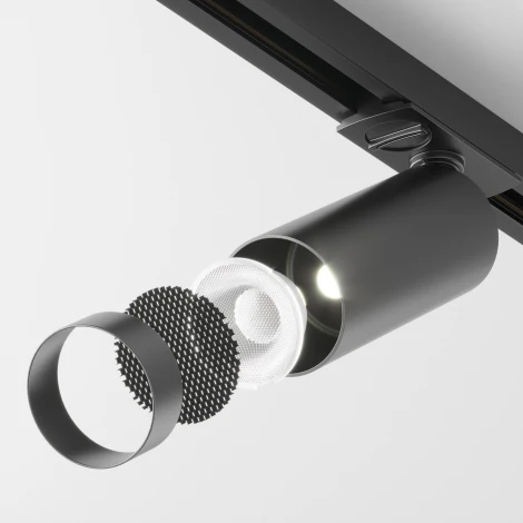 Трековый светильник Focus Led Unity 3000K 12Вт 50° (однофазный) Maytoni Technical TR021-1-12B3K-W-B (220V, круглые)