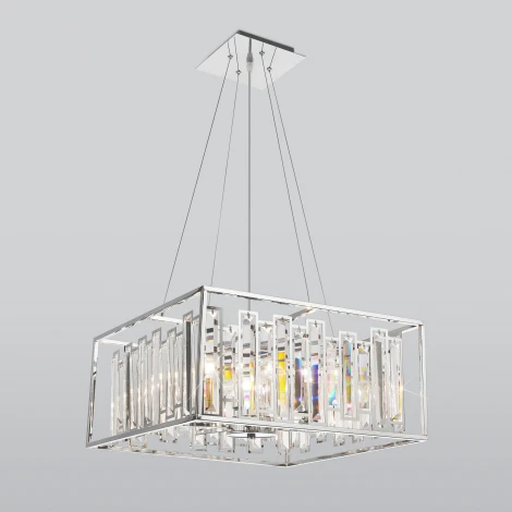 Подвесная люстра Bogate's Cella 312/6 Strotskis (220V, хрусталь, на тросе)