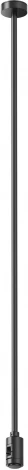 Крепление потолочное Long одинарное 760мм Flarity черный Maytoni Accessories for tracks Flarity TRA159С-SL1-B (24V)