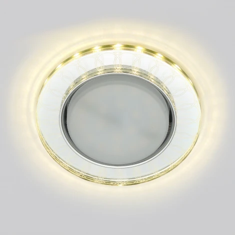 Встраиваемый точечный светильник Fametto Luciole DLS-L157 GX53 GLASSY/CLEAR 3D (220V, круглые)