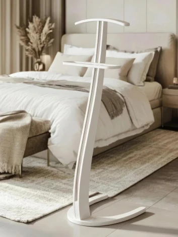 Вешалка костюмная ГАЛАНТ 334 белый Mebelik 009739