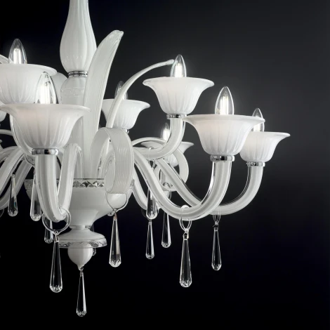 Подвесная люстра Ideal Lux Renoir SP12 BIANCO