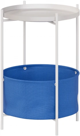 Журнальный стол LAVARIS Элдэй CUBA DEEP SEA(ярко синий)/белый муар 6238440805