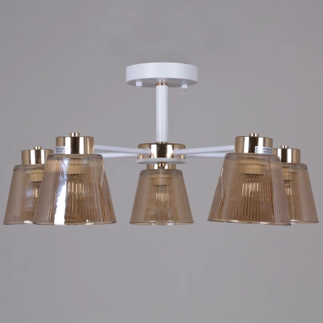 Подвесная люстра на штанге Reluce 20560-0.3-05 WH+FG