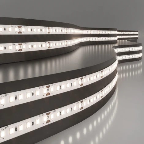 Лента светодиодная 180Led 12W IP20 5м 4000K дневной белый Elektrostandard 2835 24V 180Led 12W IP20