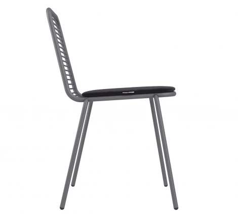 Стул Sheffilton SHT-S153-CN1 графит муар/черный 7453453301