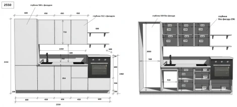 КГ 2550 ПВХ, Белый софт матовый Арника РМ в.10 Арника 00-00285364