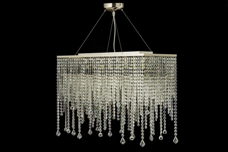 Подвесная большая люстра Arti Lampadari Milano E 1.5.70X25.105 N (220V, хрусталь, на тросе)