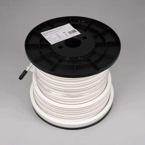 Светодиодная лента герметичная MOONLIGHT-PRO-SIDE-X320-12x24mm 48V White6000 (10 W/m, IP67, 30m, wire x2) (Arlight, Вывод боковой) 061060