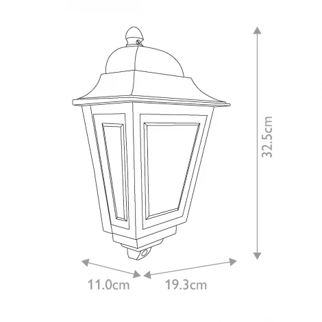 Настенный светильник уличный Elstead Deco Lane DECO-LANE7-BLACK