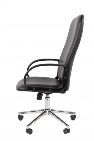 Офисное кресло Chairman 278 Россия экопремиум черный хром 7206371