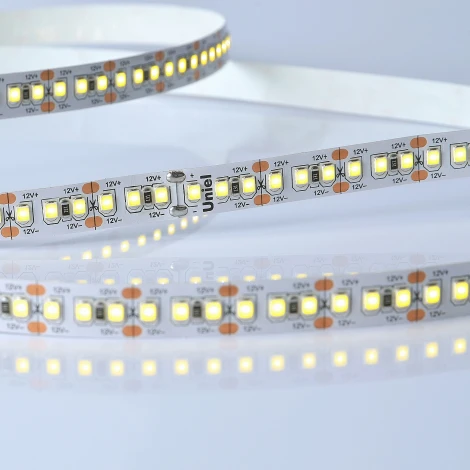 Светодиодная лента Uniel ULS-M16-2835-180LED/m-10mm-IP20-DC12V-17W/m-5M-4000K PROFI катушка в герметичной упаковке