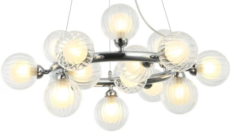 Подвесной светильник Shardin 2165/09/15P Stilfort (220V, на тросе, шарики, молекулы)