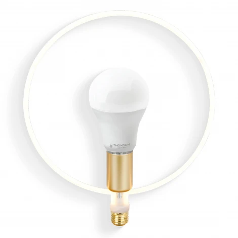 Лампочка светодиодная филаментная белая трубка E27 12W Thomson Deco Globe-3 TH-B2401