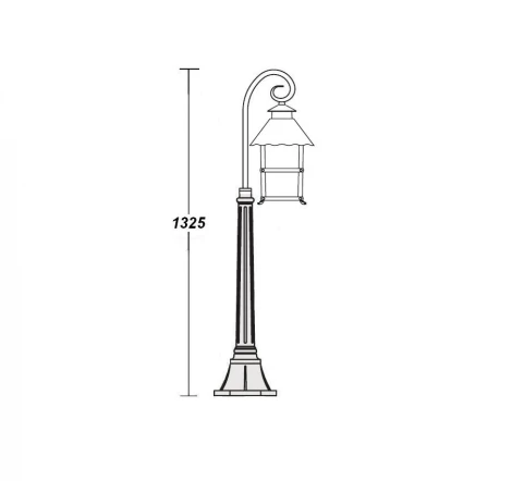 Наземный фонарь Oasis Light Caior LL 81407/18