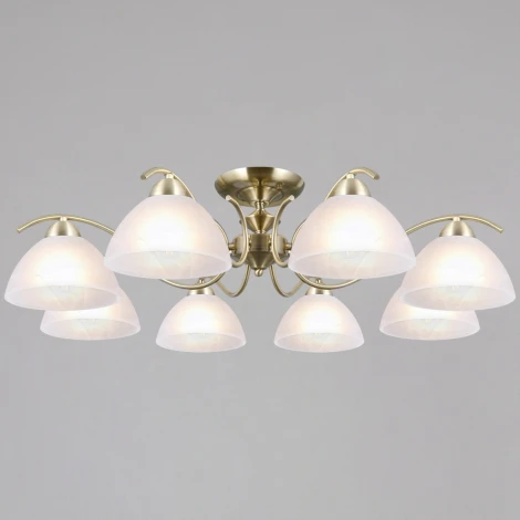 Потолочная люстра на штанге ILLUMICO IL0905-8CSQ-26 AB ELITE