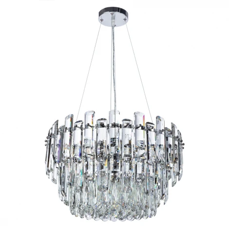Подвесная люстра каскадная Divinare Bellatrix 3510/02 LM-11 (220V, хрусталь, на тросе)