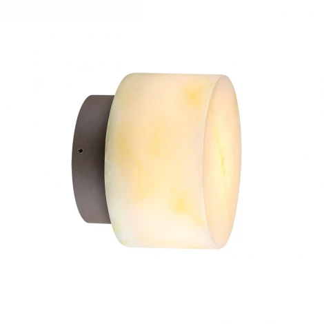 Настенный светильник уличный Odeon Light Candela 7190/6WLA белый/коричн/алюминий/искусственный алебастр/металл IP65 LED 6W 2700K 220-240V