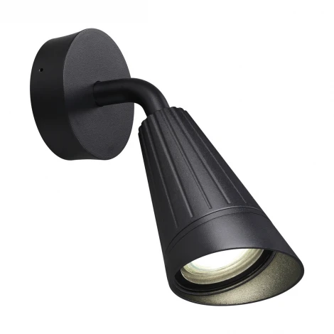 Настенный светильник уличный Novotech Bell 371058 черный IP65 GU10 max.35W 220-240V