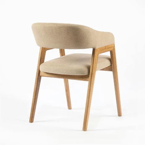 Стул Эйко массив дуба рич рогожка ореховый Stool Group УТ000042747