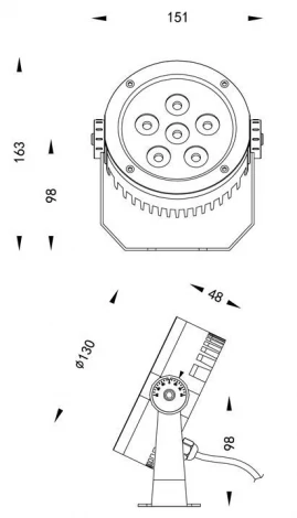 Прожектор уличный Deko-Light Power Spot 730279
