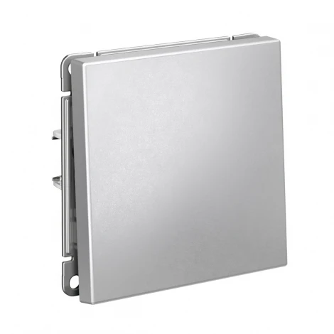 Выключатель одноклавишный (алюминий) Systeme Electric GAL000311