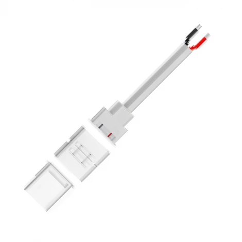 Коннектор прокалывающий 2 pin, для подключения одноцветной LED ленты 8-10 мм, тип SMD, COB, IP65, длина провода 150 мм Apeyron 09-169