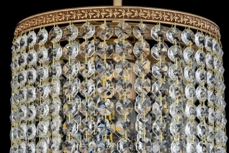 Потолочная люстра Arti Lampadari Stella E 1.5.20.101 G (220V, хрусталь)