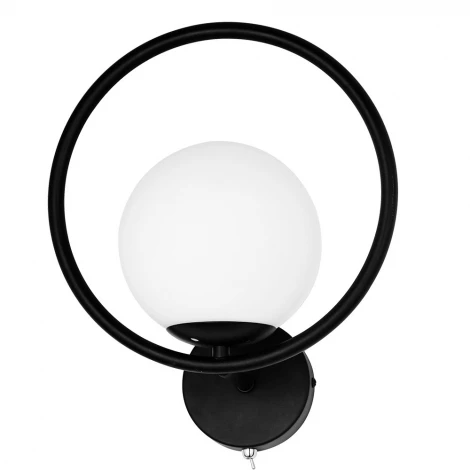 Бра Arte Lamp Matisse A7741AP-1BK (220V, выключатель, шар)