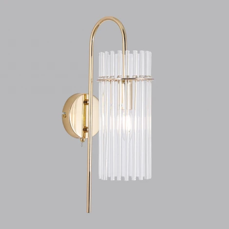Бра Lumion Opulenta 8413/1W французское золото/прозрачный, металл/стекло Е14 40W 220V