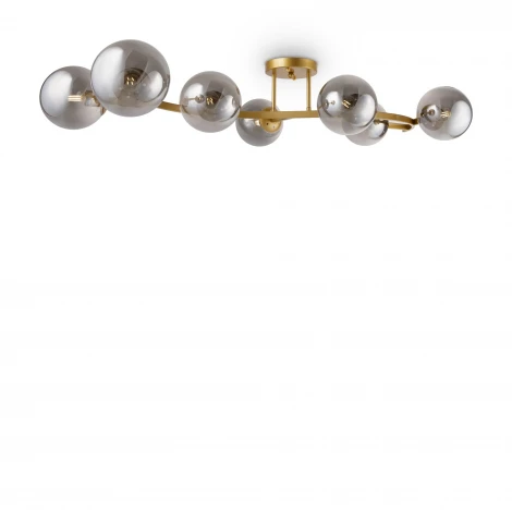 Потолочная люстра на штанге Freya Bubbles FR5162PL-07G