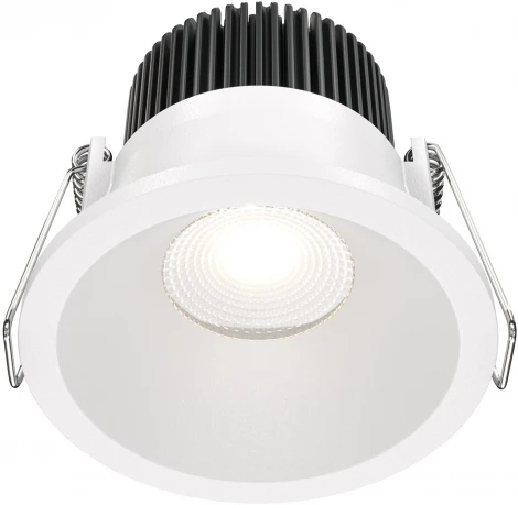 Встраиваемый светильник Zoom 4000K 1x6Вт 60° IP 65 LED Maytoni Technical DL034-01-06W4K-W (220V, круглые)
