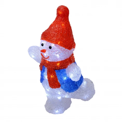 Световая фигура Uniel ULD-M2234-040/STA WHITE IP20 SNOWMAN-2 (LED, 220V, снеговик)
