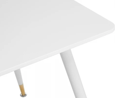 Стол кухонный Woodville Мелисанта white / gray