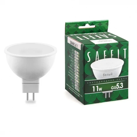 Лампа светодиодная MR16 GU5.3 11W 230V 4000K Saffit SBMR1611 55152