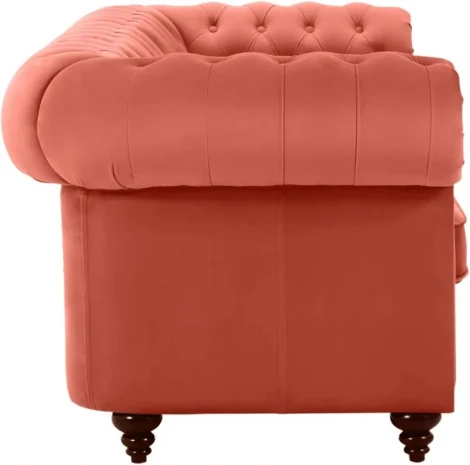 Диван Chester Classic ОГОГО (арт.344513), (Ткань/Оранжевый)