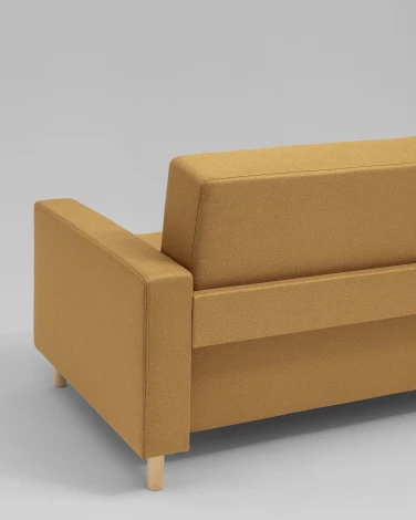 Диван-кровать Фрайдей рогожка горчичный Stool Group УТ000043103